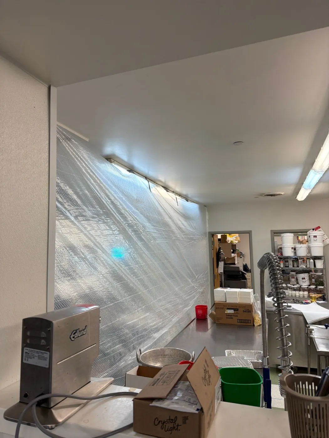 After-hours dry-out at Old Town Plainfield commercial property